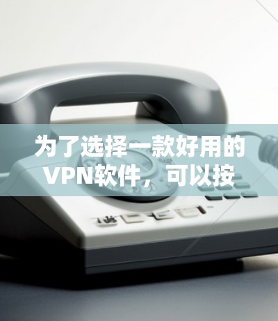 为了选择一款好用的VPN软件,可以按照以下步骤进行